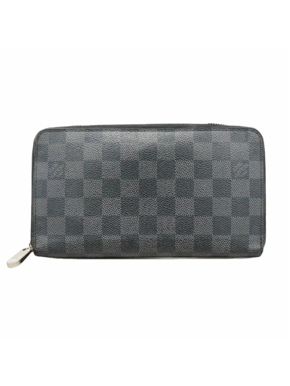 Louis Vuitton Wallet Damier Graphite Zippy Organizer Black Gray